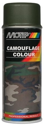 Souvenir rand handelaar Motip Camouflagelak RAL 6014 mat olijfgroen 04202 - €8,45 : Verf24.be, Uw  Online Verfspecialist