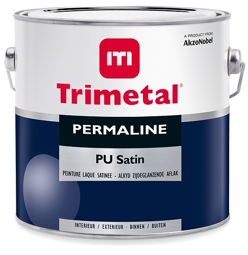 Trimetal Permaline PU Satin NT kleur 2,5 ltr. - Klik op de afbeelding om het venster te sluiten